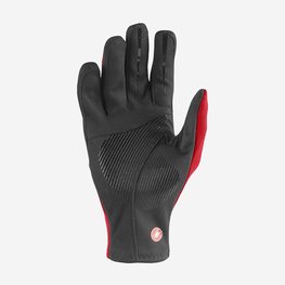 CASTELLI Cyklistické rukavice dlhoprsté - MORTIROLO WINTER - červená