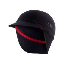 CASTELLI Cyklistická čiapka - NANO THERMAL - čierna