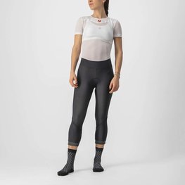 CASTELLI Cyklistické nohavice 3/4 bez trakov - VELOCISSIMA THERM W - čierna