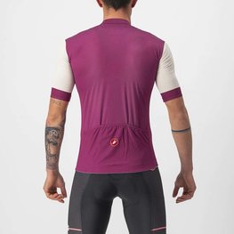 CASTELLI Cyklistický dres s krátkym rukávom - GIRO D'ITALIA 2024 - biela/fialová