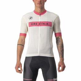 CASTELLI Cyklistický dres s krátkym rukávom - GIRO D'ITALIA 2024 - biela