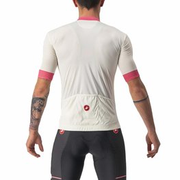 CASTELLI Cyklistický dres s krátkym rukávom - GIRO D'ITALIA 2024 - biela