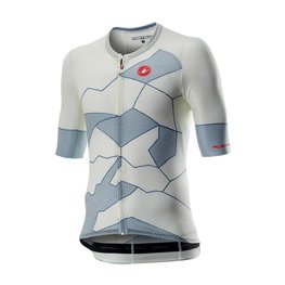 CASTELLI Cyklistický dres s krátkym rukávom - CLIMBER'S 3.0 - svetlo modrá/béžová