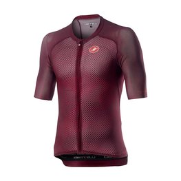 CASTELLI Cyklistický dres s krátkym rukávom - CLIMBER'S 3.0 - bordová