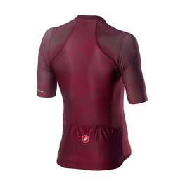 CASTELLI Cyklistický dres s krátkym rukávom - CLIMBER'S 3.0 - bordová
