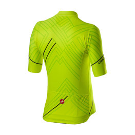 CASTELLI Cyklistický dres s krátkym rukávom - PASSO - žltá