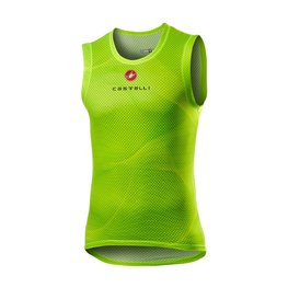 CASTELLI Cyklistické tričko bez rukávov - PRO MESH - žltá