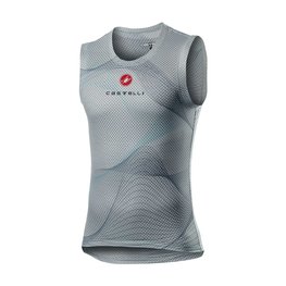 CASTELLI Cyklistické tričko bez rukávov - PRO MESH - šedá