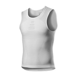 CASTELLI Cyklistické tričko bez rukávov - CORE SEAMLESS - biela