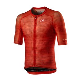 CASTELLI Cyklistický dres s krátkym rukávom - CLIMBER'S 3.0 SL JRS - červená