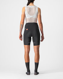 CASTELLI Cyklistické nohavice krátke bez trakov - VELOCISSIMA 3 LADY - strieborná/čierna