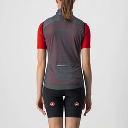 CASTELLI Cyklistická vesta - ARIA LADY - šedá