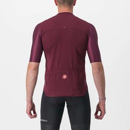 CASTELLI Cyklistický dres s krátkym rukávom - PROLOGO VII - žltá/ivory/bordová