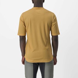 CASTELLI Cyklistický dres s krátkym rukávom - TRAIL TECH 2 - žltá