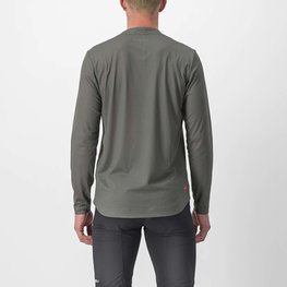 CASTELLI Cyklistický dres s dlhým rukávom letný - TRAIL TECH 2 - šedá