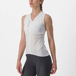 CASTELLI Cyklistický dres bez rukávov - ANIMA 4 LADY - ivory