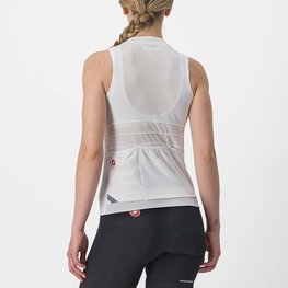 CASTELLI Cyklistický dres bez rukávov - ANIMA 4 LADY - ivory