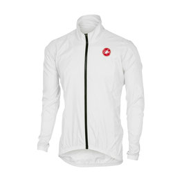 CASTELLI Cyklistická vetruodolná bunda - SQUADRA ER - biela