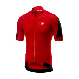 CASTELLI Cyklistický dres s krátkym rukávom - VOLATA 2.0 - čierna/červená
