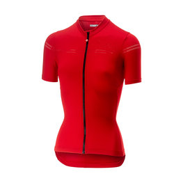 CASTELLI Cyklistický dres s krátkym rukávom - PROMESSA 2.0 LADY - červená