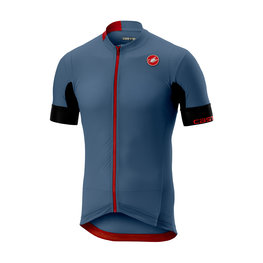 CASTELLI Cyklistický dres s krátkym rukávom - AERO RACE 4.1 SOLID - modrá
