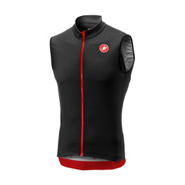 CASTELLI Cyklistický dres bez rukávov - ENTRATA 3.0 - čierna/červená