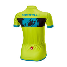 CASTELLI Cyklistický dres s krátkym rukávom - FUTURE RACER KIDS - žltá