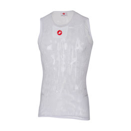 CASTELLI Cyklistické tričko bez rukávov - CORE MESH 3 - biela