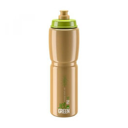 ELITE Cyklistická fľaša na vodu - JET GREEN 950 ml - hnedá