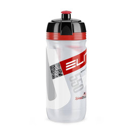 ELITE Cyklistická fľaša na vodu - CORSA 550 ml  - červená