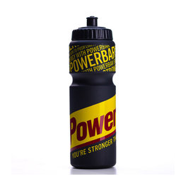 POWERBAR Cyklistická fľaša na vodu - BIG LOGO 750 ml - čierna