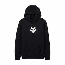 FOX mikina - FOX HEAD FLEECE PO - čierna