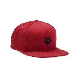 FOX Cyklistická čiapka - FOX HEAD SNAPBACK - červená