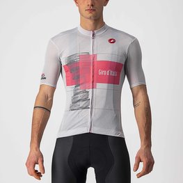 CASTELLI Cyklistický dres s krátkym rukávom - GIRO D'ITALIA 2021 - ružová/biela