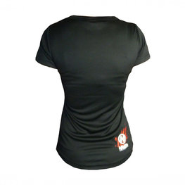 HAVEN Cyklistický dres s krátkym rukávom - AMAZON LADY MTB - čierna/červená