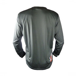 HAVEN Cyklistický dres s dlhým rukávom letný - NAVAHO LONG MTB - čierna/červená