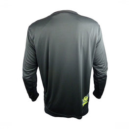 HAVEN Cyklistický dres s dlhým rukávom letný - NAVAHO LONG MTB - zelená/čierna