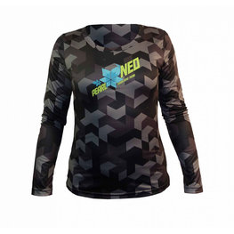 HAVEN Cyklistický MTB dres a nohavice - PEARL NEO LONG - čierna