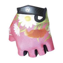 HAVEN Cyklistické rukavice krátkoprsté - DREAM KIDS - oranžová/biela/čierna/ružová/zelená
