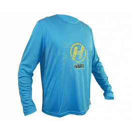 HAVEN Cyklistický dres s dlhým rukávom letný - NAVAHO LONG II - modrá