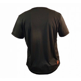 HAVEN Cyklistické tričko s krátkym rukávom - NAVAHO II MTB - čierna/červená