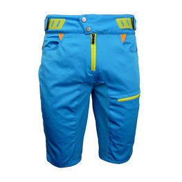 HAVEN Cyklistické nohavice krátke bez trakov - SINGLETRAIL HMS - modrá