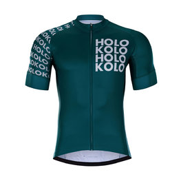 HOLOKOLO Cyklistický krátky dres a krátke nohavice - SHAMROCK - modrá/čierna