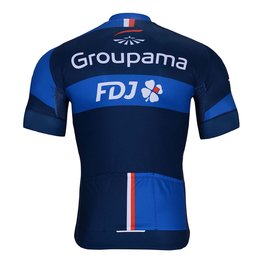 BONAVELO Cyklistický dres s krátkym rukávom - GROUPAMA FDJ 2025 - biela/červená/modrá