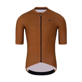 HOLOKOLO Cyklistický krátky dres a krátke nohavice - VICTORIOUS - hnedá/čierna