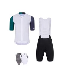 HOLOKOLO Cyklistický mega set - PERFORMANCE - čierna/fialová/biela/zelená