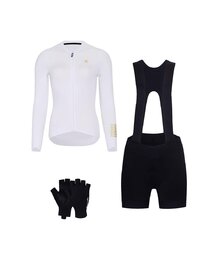 RIVANELLE Cyklistický mega set - VICTORIOUS - čierna/biela