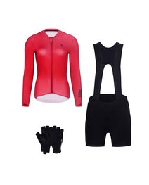 RIVANELLE Cyklistický mega set - VICTORIOUS - červená/čierna