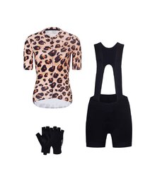 RIVANELLE Cyklistický mega set - WILDCAT II - hnedá/čierna