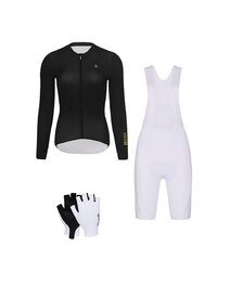 RIVANELLE Cyklistický mega set - VICTORIOUS - čierna/biela